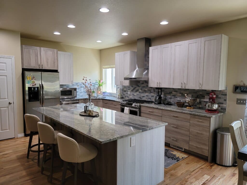 Custom living space built by Fortune Homes